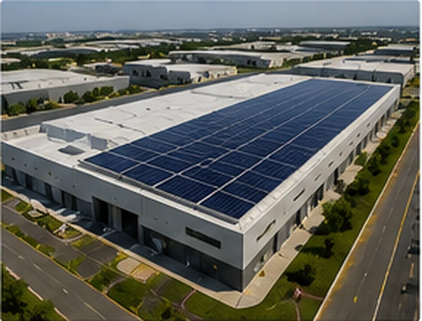 Commercial rooftop solar EPC installation